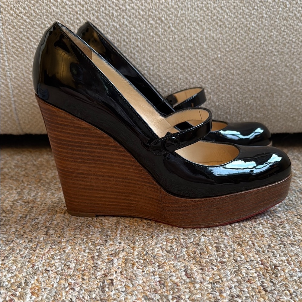 Christian Louboutin Mary Jane Wedges